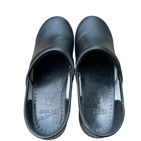 Dansko‎ Black Leather Upper Professional Clog Size: 39 (8.5-9) - Picture 6 of 9